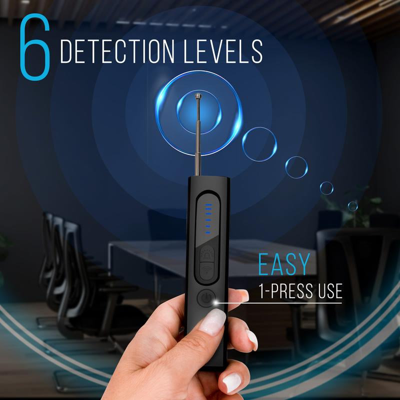 The 8Th Street Hidden Camera Detector (Military Grade, with Built-In RF and GPS Tracking Detection) for Hotel and Airbnb Safety