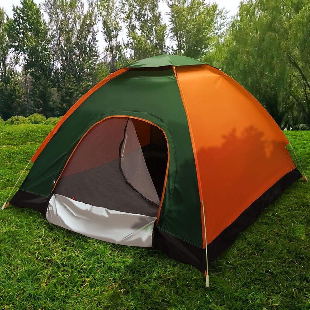 3-4 Man Person Automatic Pop up Tent Camping Outdoor Family Hiking Instant Tent