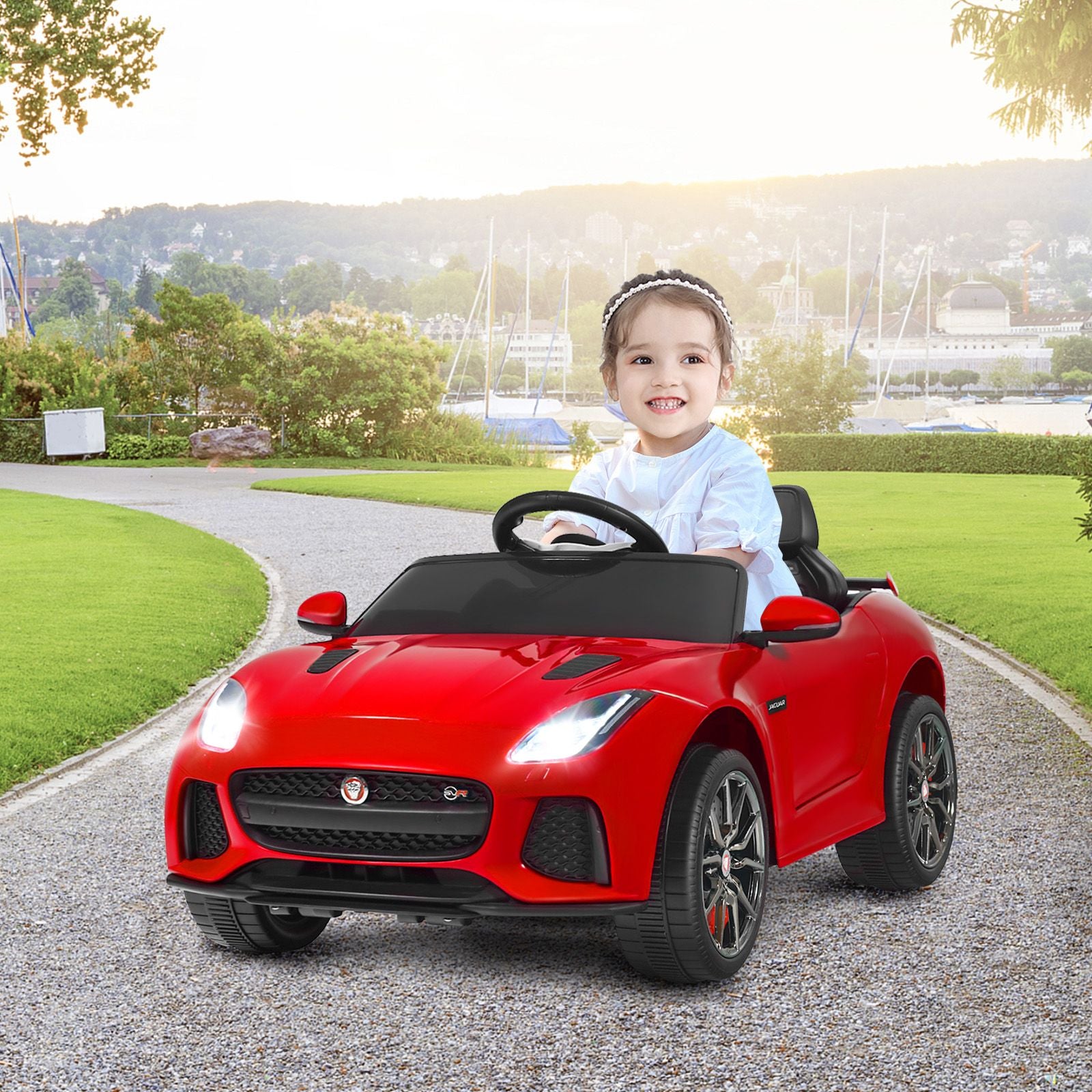 12V Jaguar F-Type SVR Kids Ride on Car with Remote Control