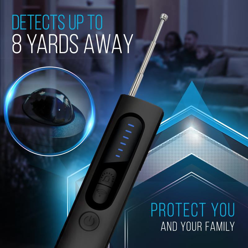 The 8Th Street Hidden Camera Detector (Military Grade, with Built-In RF and GPS Tracking Detection) for Hotel and Airbnb Safety