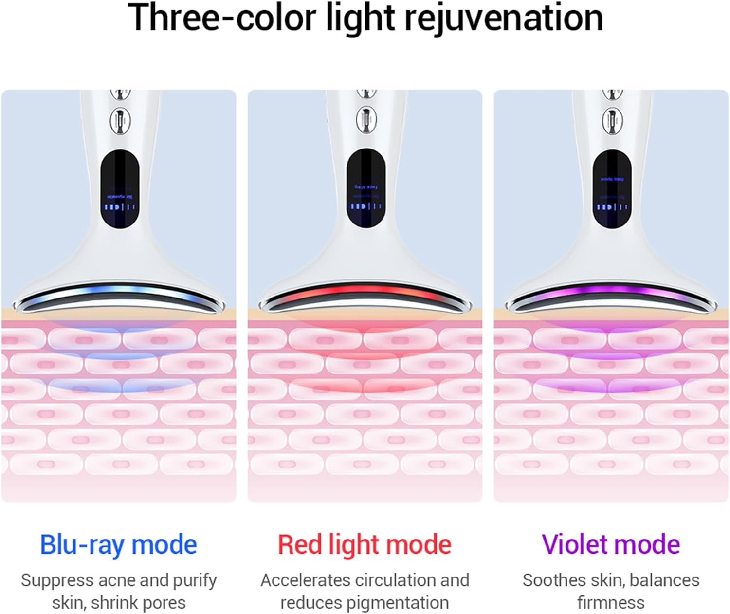 Face Massager 2025 New，Anti-Wrinkle Face Device，Portable Skin Tightening Beauty Toning Device with 45 ±5°C Heat and 4 Modes for Skintightening & Neck Lifting EMS Massage Face Toning Firming (Gradient)